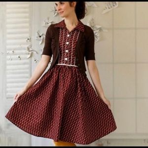 Modcloth Retrolicious Fox Dress